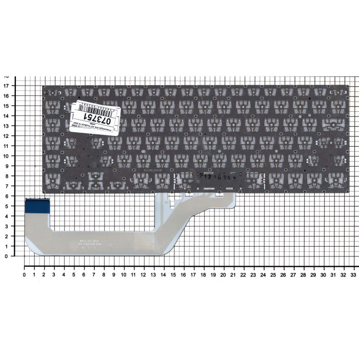 Клавиатура для Asus VivoBook 15 X505 белая