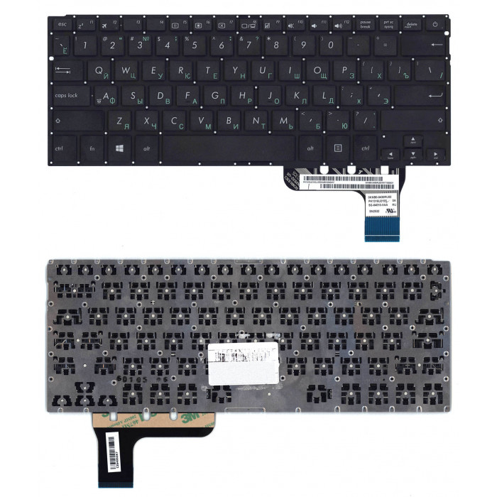 Клавиатура для Asus ZenBook UX303U черная без подсветки