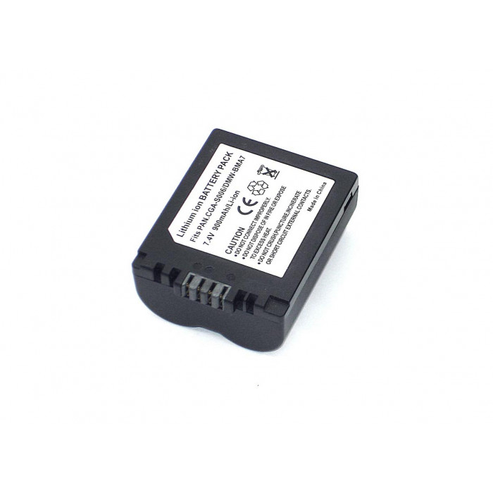 Аккумулятор для фотоаппарата Panasonic Lumix DMC-FZ2 (CGA-S006) 7,4V 900mAh Li-ion