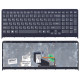 Клавиатура для Sony Vaio VPC-F219fc черная с подсветкой с черной рамкой