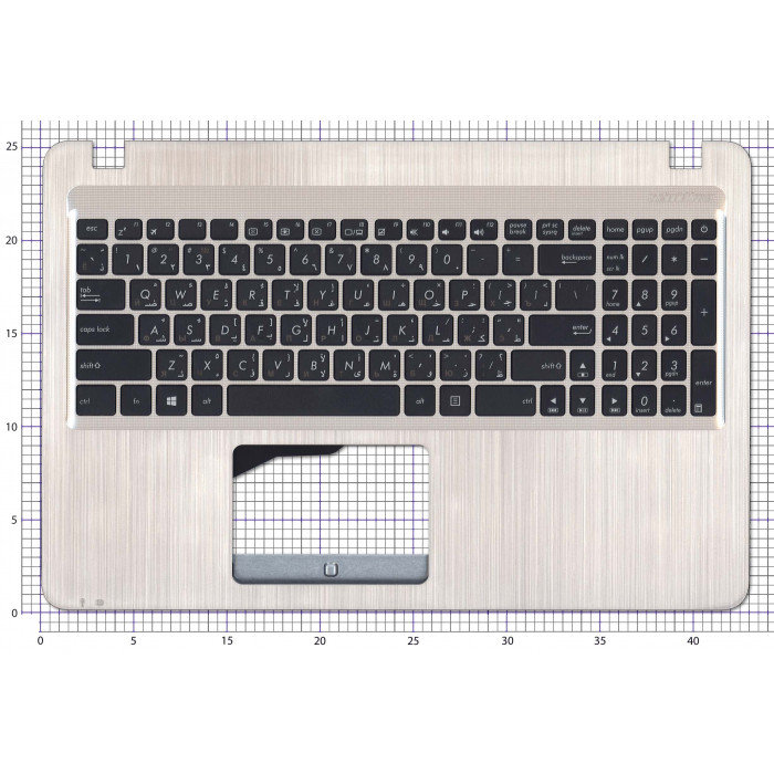 Клавиатура для ноутбука Asus X540 топ-панель