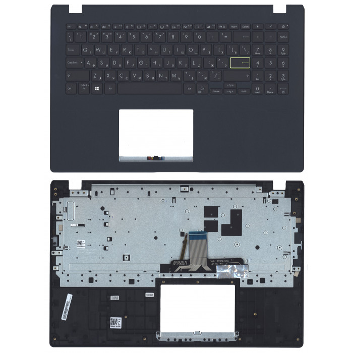 Клавиатура для Asus E510KA топкейс черный