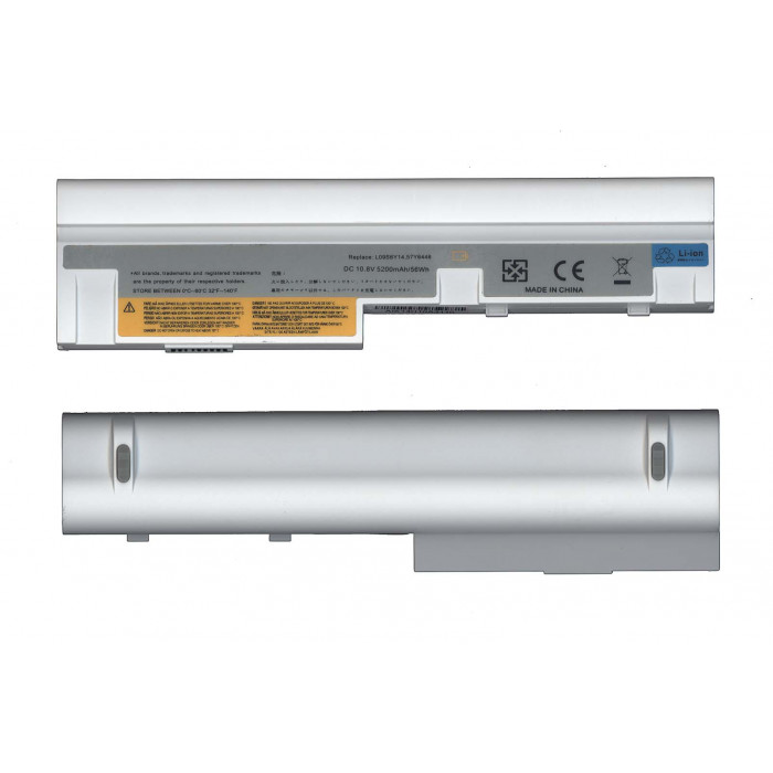 Аккумулятор для Lenovo IdeaPad S10-3 (L09S6Y14) 10.8V 56Wh OEM белая
