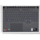 Клавиатура для Lenovo Legion 7-16ACHg6 топкейс