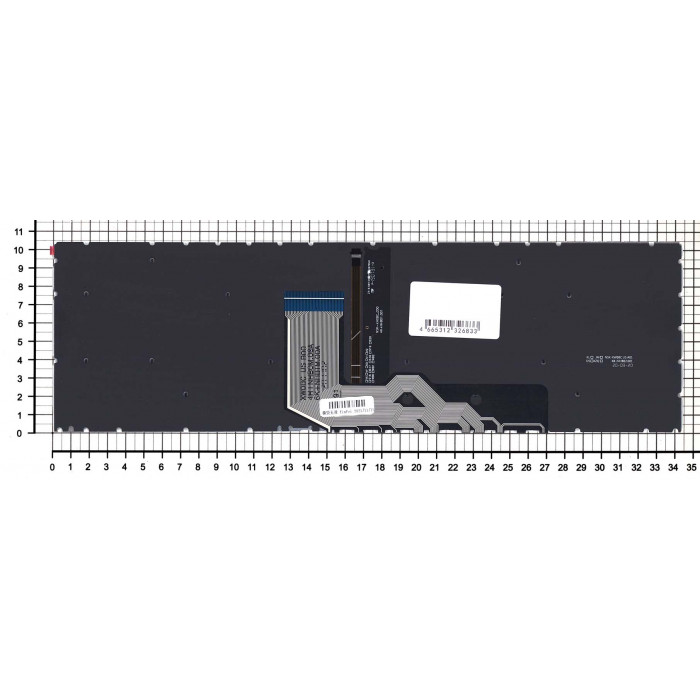 Клавиатура для HP Envy 15-ED 17-CG черная с подсветкой
