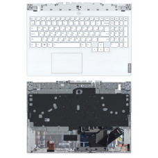 Клавиатура для Lenovo Legion 5-15ITH6 Белый топкейс