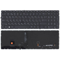 Клавиатура для ноутбука HP Elitebook 850 855 G7 G8 черная с подсветкой и указателем