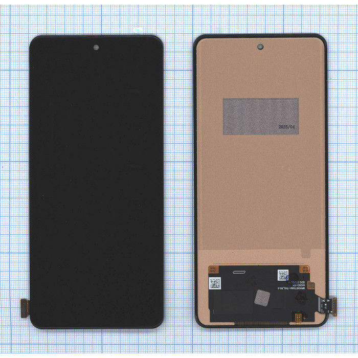 Дисплей для OPPO Reno 8T 5G (CPH2505) в сборе с тачскрином черный TFT