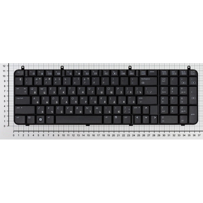 Клавиатура для HP Compaq Presario A945 A909 A900 черная