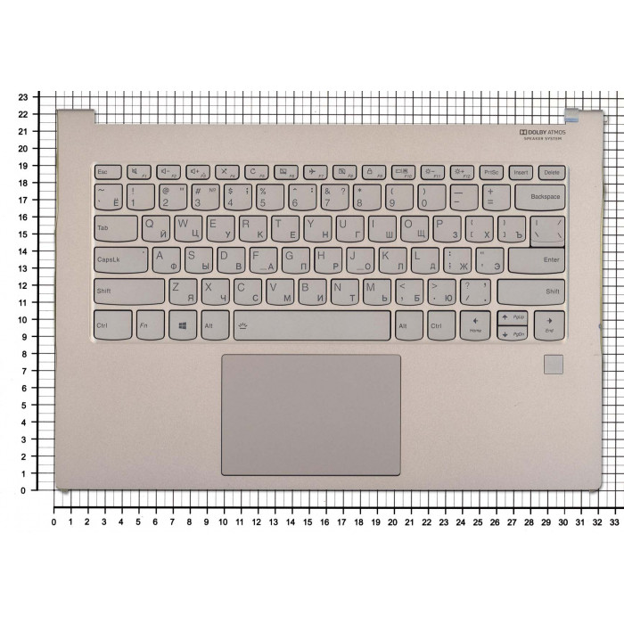 Клавиатура для Lenovo Yoga C930-13IKB топкейс