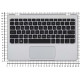 Клавиатура для HP X2 10-p топкейс серебро
