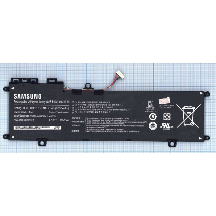 Аккумулятор для Samsung 780Z5E, 880Z5E (AA-PLVN8NP) 15.1V 91Wh