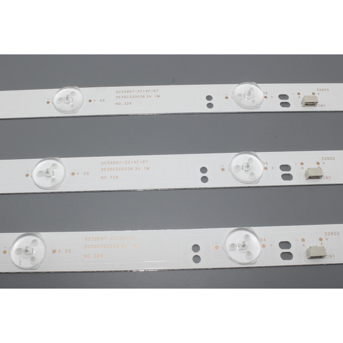 Светодиодная подсветка TV 32" GC32D07-ZC21FG-07 (комплект 3шт)