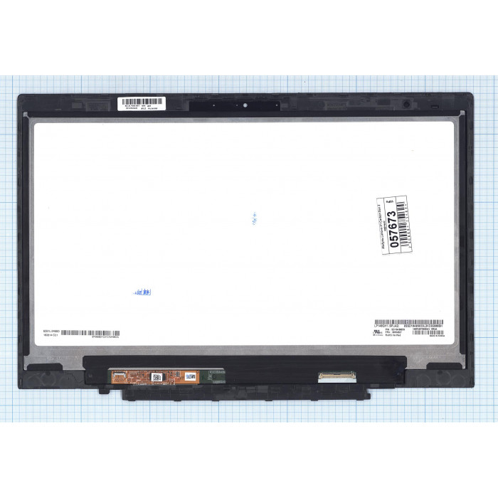 Модуль (матрица + тачскрин) для Lenovo X1 Carbon Gen 2 2560x1440 черный c рамкой