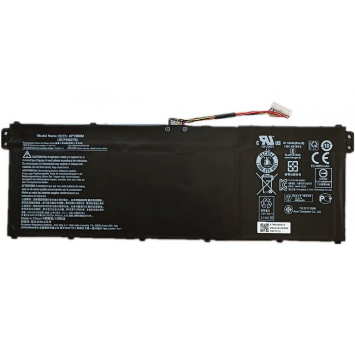 Аккумулятор для Acer TMP614-52 (AP19B8M) 11.61V 55.97Wh