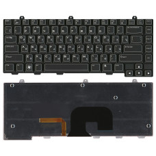 Клавиатура для Dell Alienware M14X черная с подсветкой