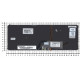 Клавиатура для HP Envy 4-1000 Envy 6-1000 черная с серебристой рамкой и подсветкой