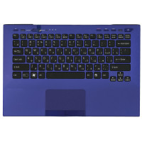 Клавиатура для Sony Vaio VPC-SB VPC-SD синяя топ-панель