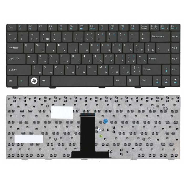 Клавиатура для Asus F80 черная