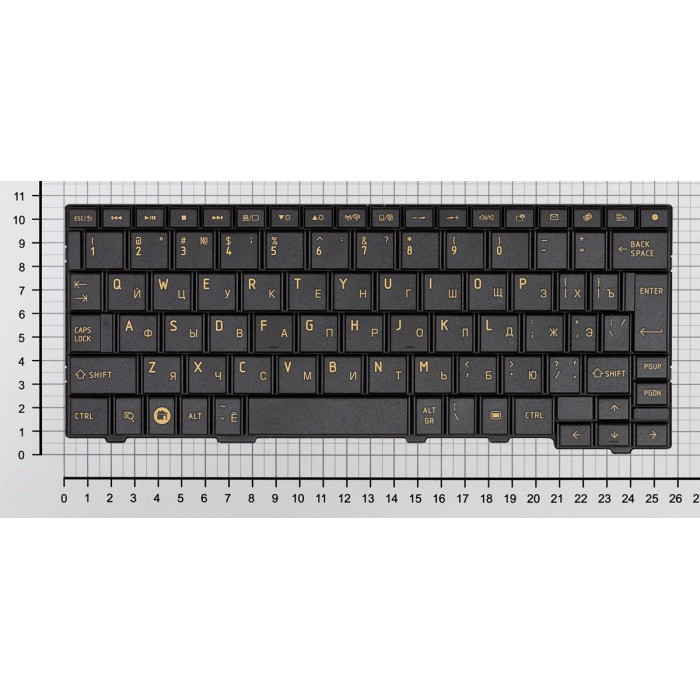 Клавиатура для Toshiba AC100-117, AC100, AZ100, AC100-10D, AC100-10U, AC100-10Z p/n: NSK-TK30R, 9Z.N3D82, PK130EF1A11