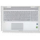 топкейс серебристый для HP Envy 15-cn 15-cp 