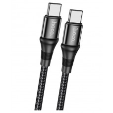 Кабель USB-C HOCO X50 Exquisito Type-C-Type-C, 5A, 2м, черный
