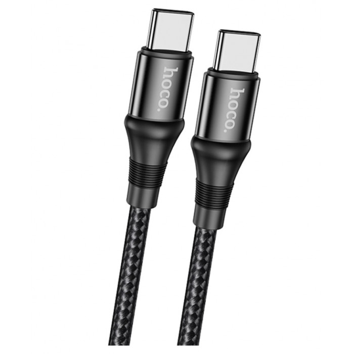 Кабель USB-C HOCO X50 Exquisito Type-C-Type-C, 5A, 2м, черный