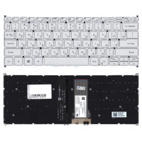 Клавиатура для Acer Swift 3 SF313-51 серебристая с подсветкой