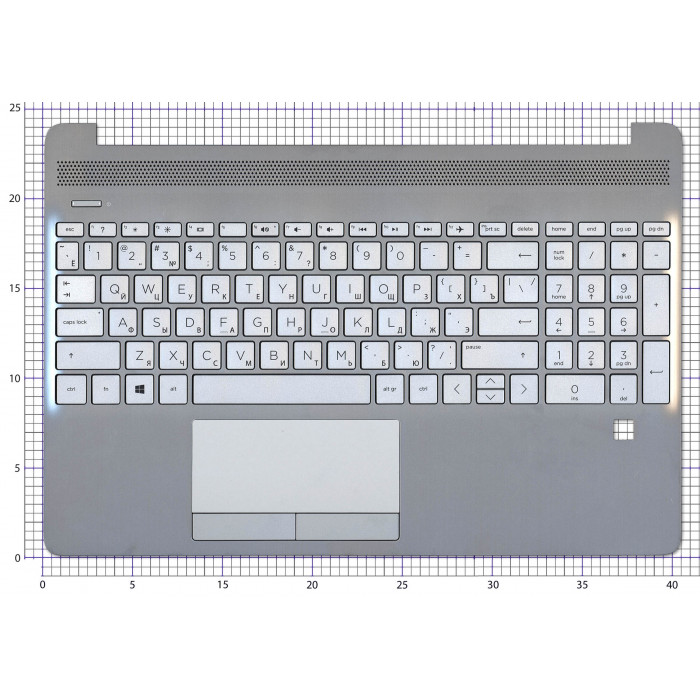 Клавиатура для HP 15-DW топкейс FPR