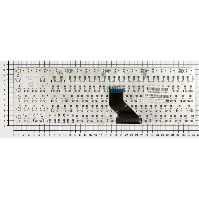 Клавиатура для HP Compaq Presario CQ60, Pavilion G60 серебристая