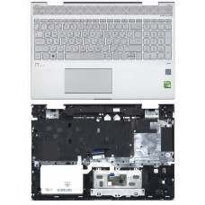 топкейс серебристый для HP Envy 15-cn 15-cp 