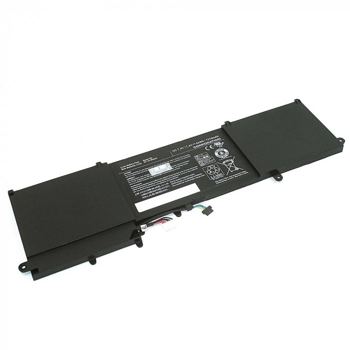 Аккумулятор для Toshiba U845 (PA5028U-1BRS) 7.4V 54Wh черная