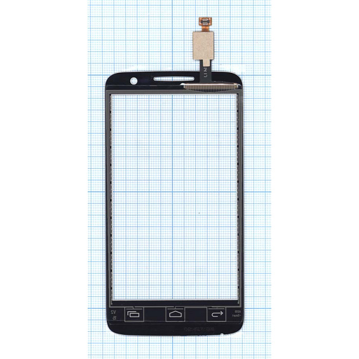 Тачскрин для Alcatel One Touch M'Pop 5020D белое