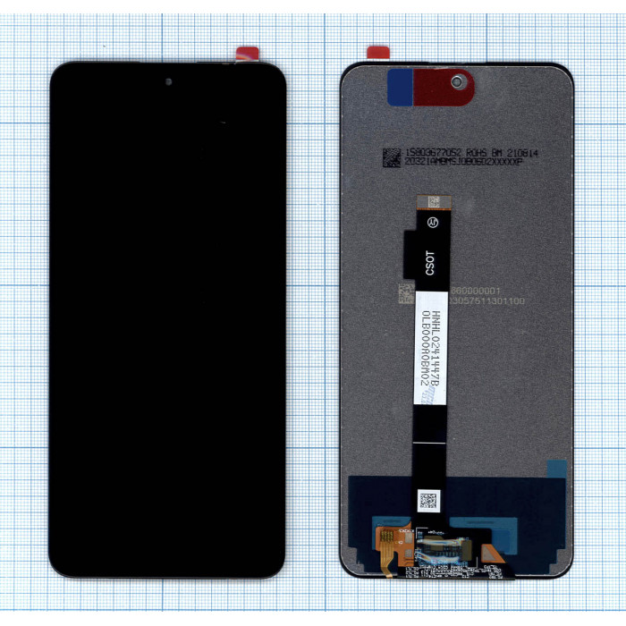 Дисплей для Xiaomi Redmi Note 10 Pro 5G, Poco X3 GT, Poco X4 Pro черный