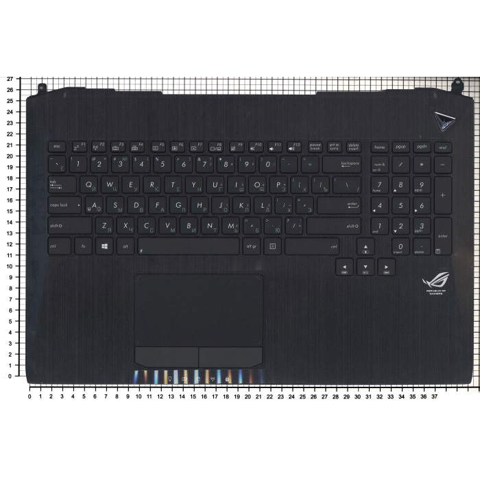 Клавиатура для Asus G750 G750JX G750JW G750JH G750JM топ-панель