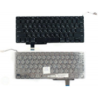 Клавиатура для Macbook A1297 черная, плоский Enter