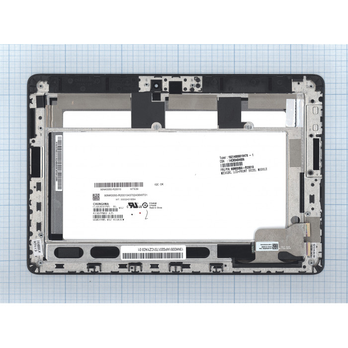Модуль (матрица + тачскрин) для Asus MeMo Pad ME302 ME302KL 5425N FPC-1 черный с рамкой