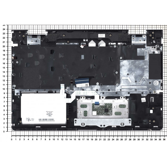 топкейс серебристый для HP Envy 15-cn 15-cp 