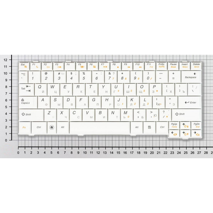 Клавиатура для Lenovo IdeaPad S12 белая