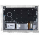 Клавиатура для Lenovo Thinkpad E14 топкейс серебро
