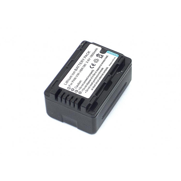Аккумулятор для фото и видеокамеры Panasonic HC-V10 (VW-VBK180) 3,6V 1800mAh