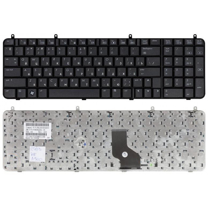 Клавиатура для HP Compaq Presario A945 A909 A900 черная