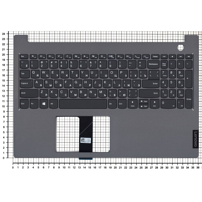 Клавиатура для Lenovo ThinkBook 15-IML 15-IIL топкейс без подсветки