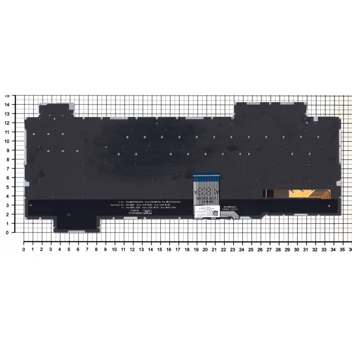 Клавиатура для Asus ROG Strix GL503VS, SCAR Edition GL503VS c белой подсветкой