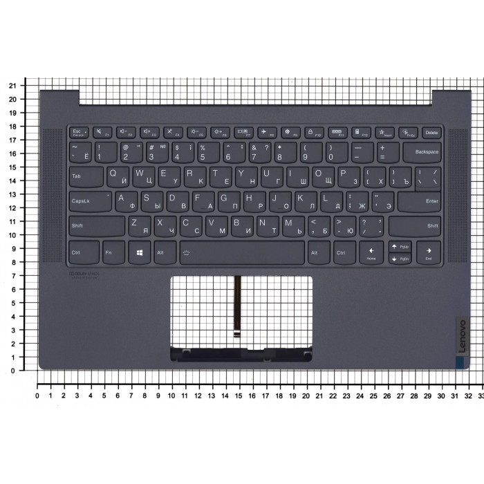 Клавиатура для Lenovo Yoga Slim 7-14ITL05 топкейс