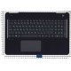 Клавиатура для HP 15-BC топкейс Зеленый шрифт