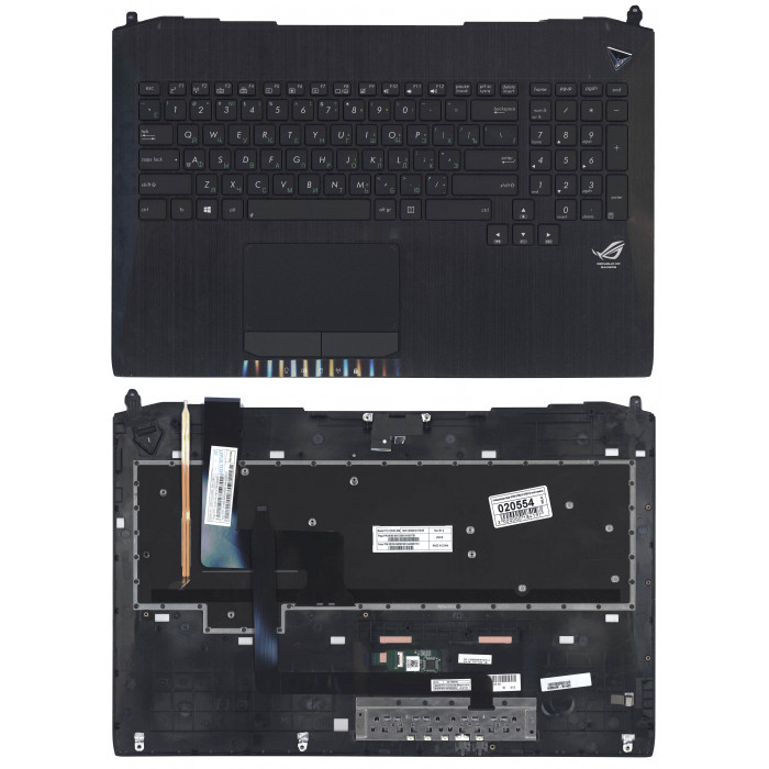 Клавиатура для Asus G750 G750JX G750JW G750JH G750JM топ-панель