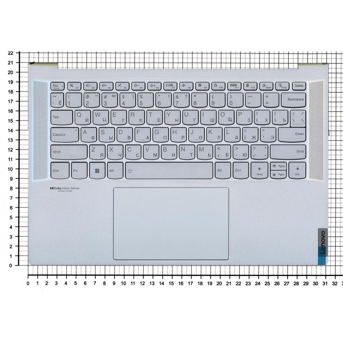 Клавиатура для Lenovo Yoga Slim 7 Carbon-14ACN06 топкейс