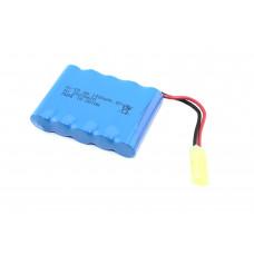 Аккумулятор Ni-Cd 6V 1400 mAh AA Flatpck разъем Tamiya