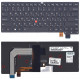 Клавиатура для Lenovo ThinkPad 13 (Gen 2) черная с подсветкой